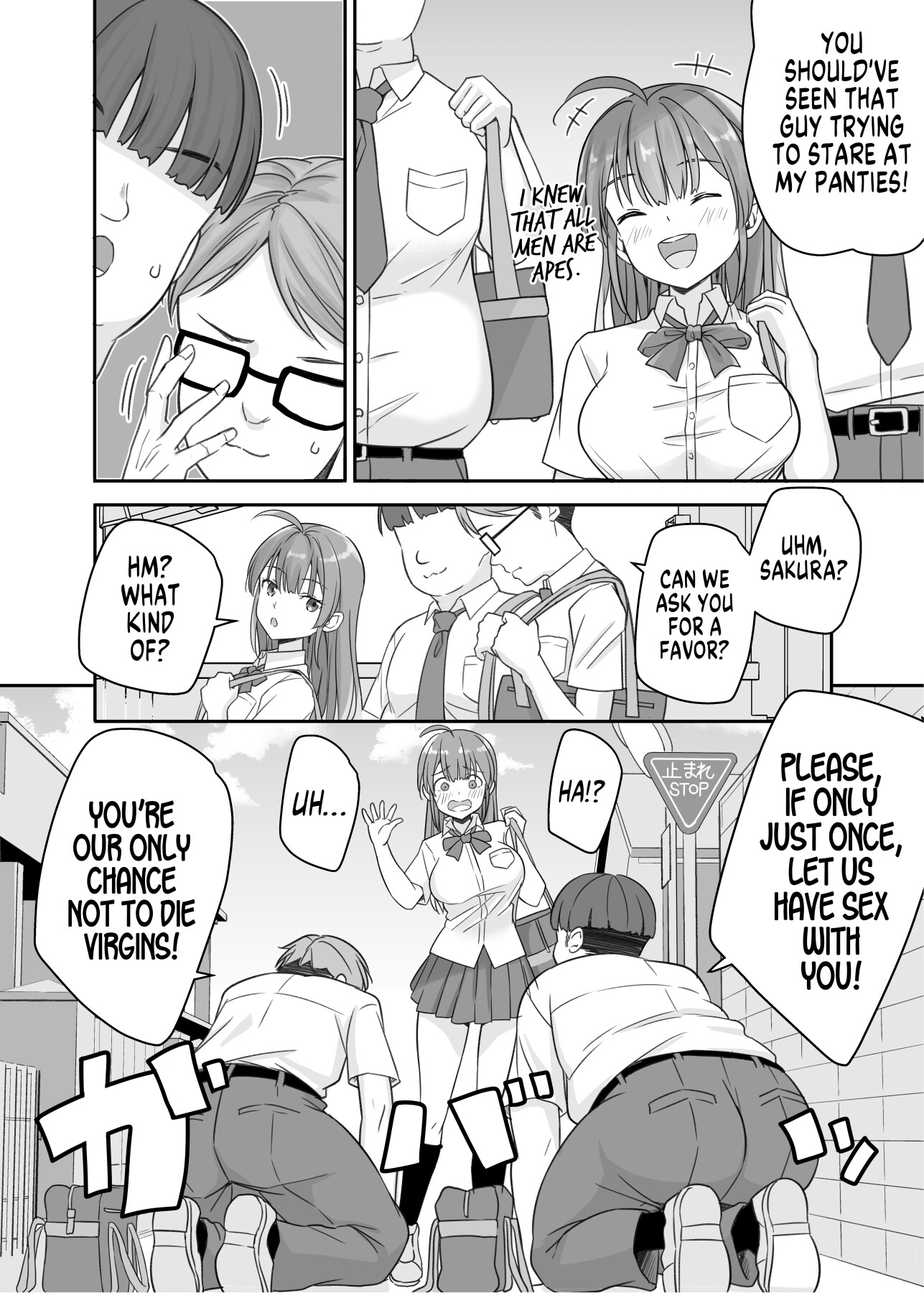 Hentai Manga Comic-The Loser Me Got Turned Into a Girl, so I Tried Having Degenerate Sex-Read-7